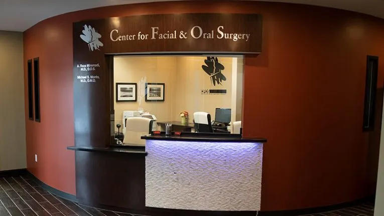 front desk of Center for Facial & Oral Surgery