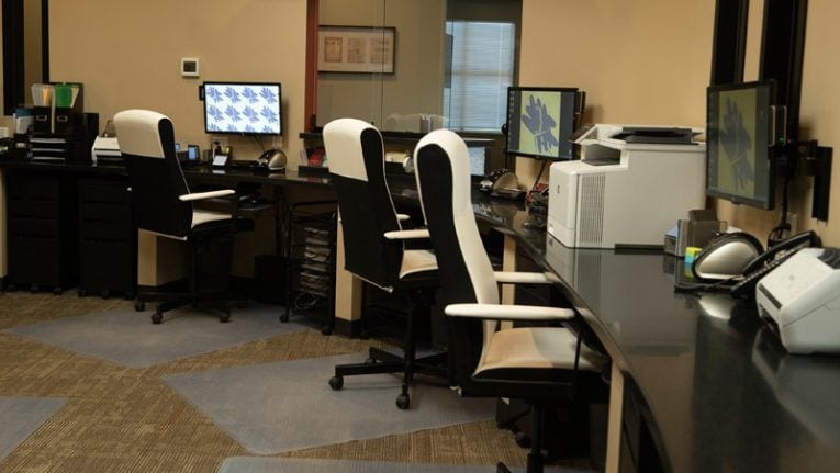 front desk of Center for Facial & Oral Surgery